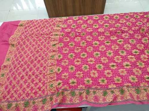 Pink Kutchi Gadwal Silk Sarees