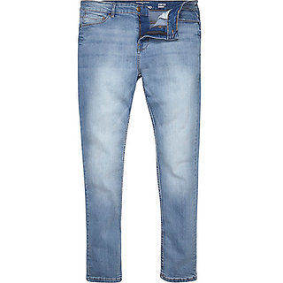 Mens Plain Dyed Jeans