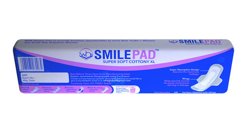 Super Soft Cotton Xl Sanitary Napkin