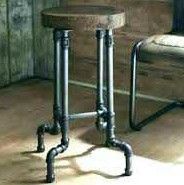 Bar Pipe Supported Stool 