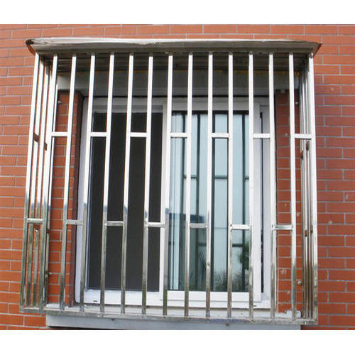 Designer Vertical Steel Bar Window Application: Residential