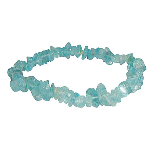 Fashion Natural Stone Apatite Gemstone Chips Bracelet