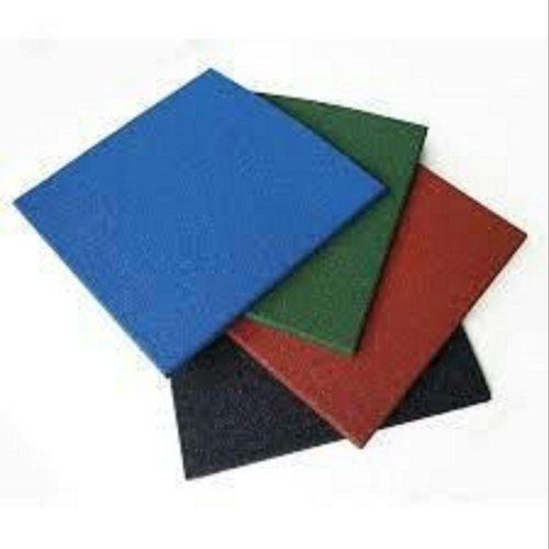 Multi Square Shape Rubber Flooring