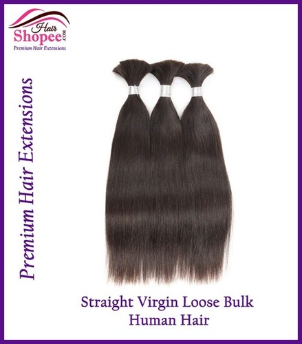 All Color Straight Virgin Loose Bulk Human Hair - 12 Inch at Best Price in  Gurugram | Apporio Infolabs Private Limited
