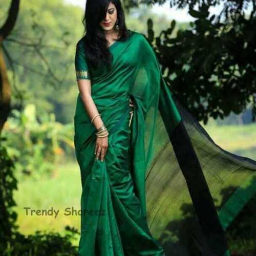 Elegant Look Cotton Silk Saree