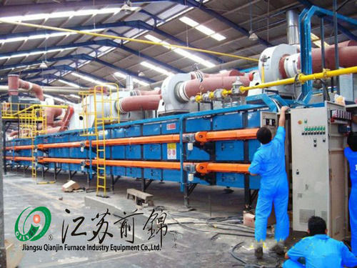 Roller Kiln With Double Deck Natural Gas