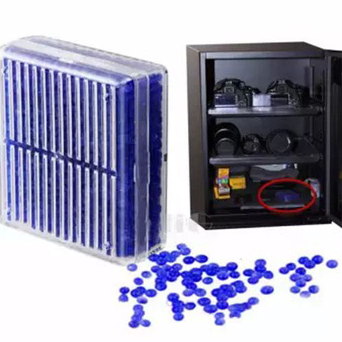 45G Camera Blue Indicating Air Desiccant Silica Gel Plastic Canister