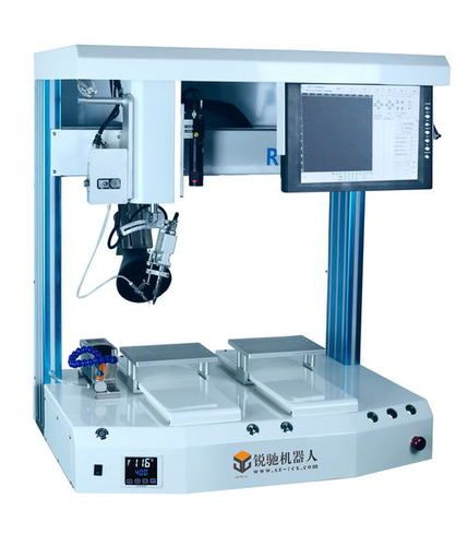 Automatic Soldering Machine With Double Solder Heads