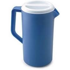 Round Blue Plastic Water Jug