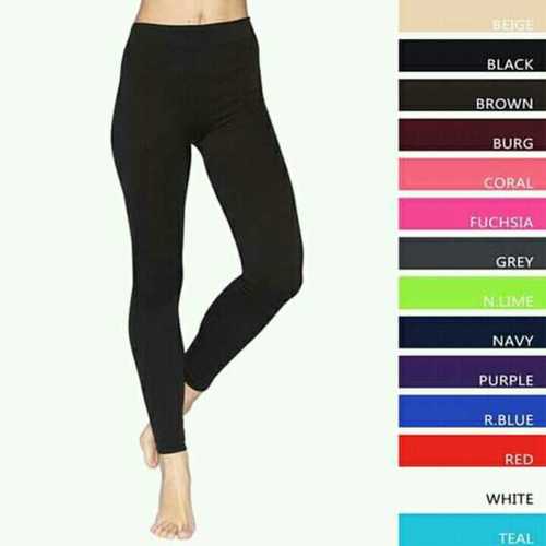 All Premium Colors Are Available Cotton Leggings For Girls