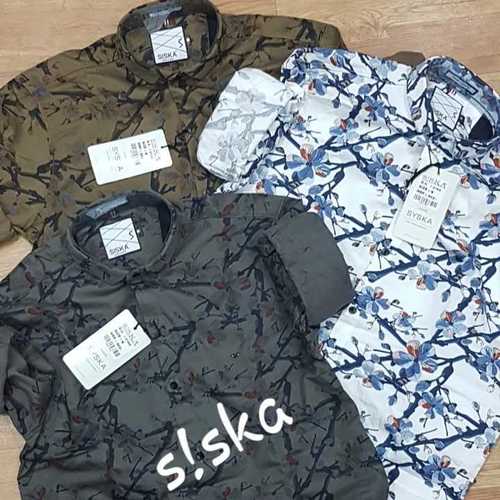 Vary Mens Printed Casual Shirts