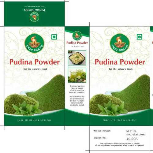 Green Pure And Healthy Pudina Powder