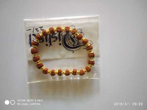 Rudraksha Beads Stretchable Bracelet