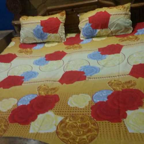 Multicolor Floral Printed Single And Double Bed Sheet