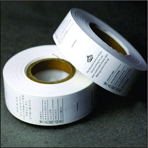 White Color Printed Tape Tape Length: Customized Inch (In)