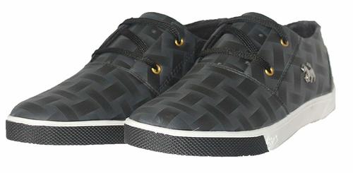 Coral Hawk Mens Casual Sneakers Black