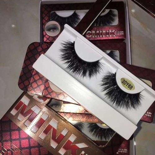 Black Real Mink Hair Eyelashes Extension