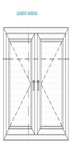 UPVC Sliding Casement Window