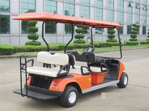 Green Battery Operated Golf Cart (6 Seater)