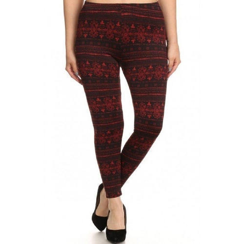 Available In Different Color Cotton Lycra Stylish Printed Legging