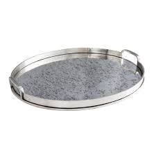 Decorative Round Steel Tray