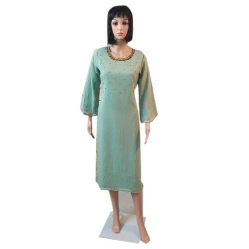 All Colors Hand Embroidered Ladies Georgette Kurta