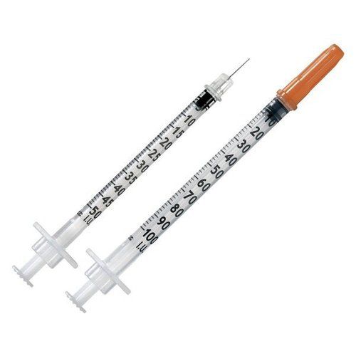 Stainless Steel Insulin Syringe With Ultra Thin And Short Needle