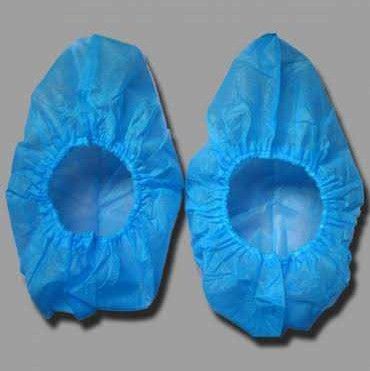 Blue Plain Texture Disposable Shoe Cover