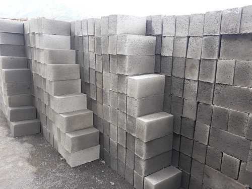 Grey Cement Concrete Block (Grey)