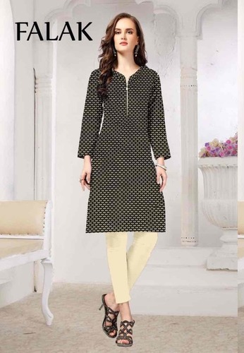 Cotton Jip Jaipur Printed Kurtis