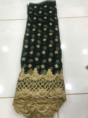 Embroidered Fancy Net Fabric Daman at Rs 160/meter