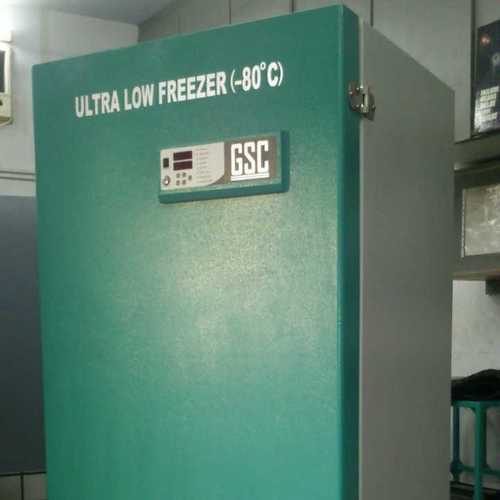 Ultra Low Temperature Freezer (-80° C) - High Abrasion Resistance, Simple Operation | Stable Low Noise Level, Green & Grey Finish