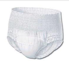 White Color Adult Diaper Size: Medium