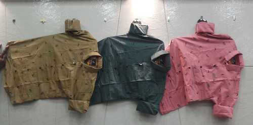 Three Color Chiffon Fabric Men Shirts