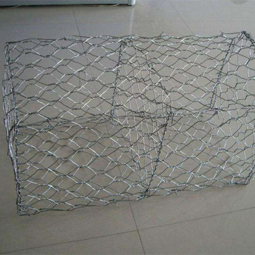 Silver Galvanized Galfan Gabion Box