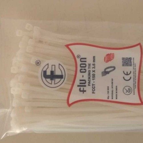 Nylon Plain White Cable Tie