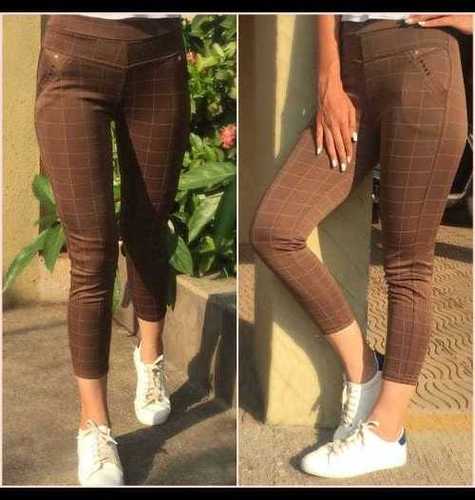 Women Chex Straight Pant - Green - Printed Pant - Trousers - Bottomwear -  Fabrika16