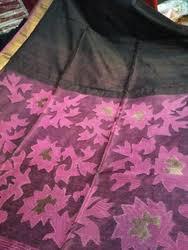 Pink Printed Pure Cotton Sarees