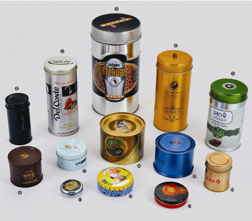 Printed Tea Tin Can