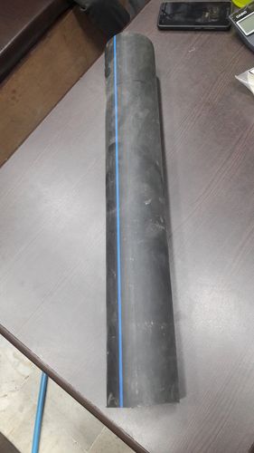 Black And Blue Round Hdpe Plastic Pipes