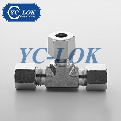 316 Stainless Steel 3 Way Male Tee Tube Fitting