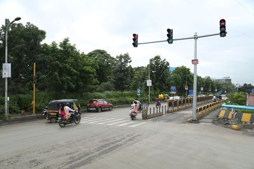 Octagonal Traffic Signal Pole