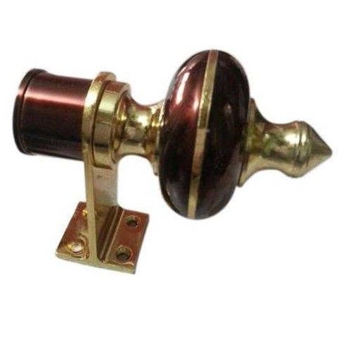 Red Brass Curtain Brackets And Rod