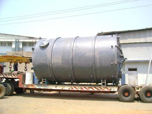 Cylindrical Frp Chemical Storage Tanks