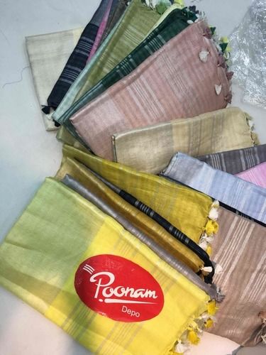 Premium Pure Linen Sarees