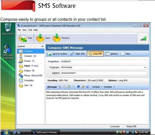 Bulk SMS Software