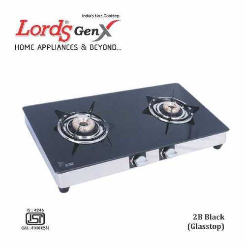 Glass Top Two Burner Gas Stove