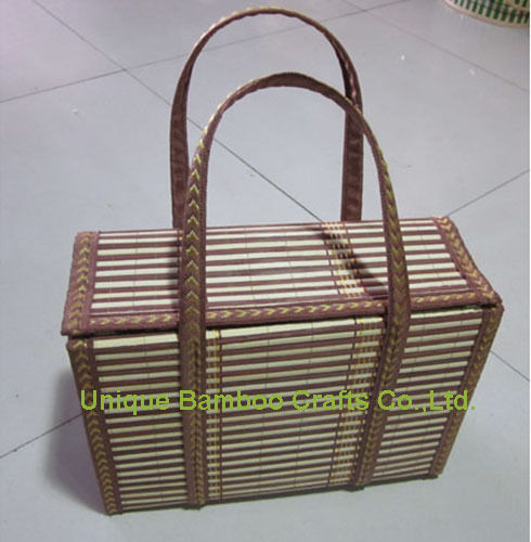 Handmade Eco-Friendly Promotional Bamboo Bag With Handle