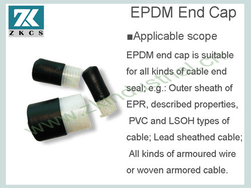 Indoor and outdoor EPDM End Cap