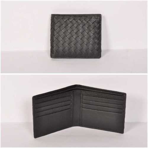 Men Braided Leather Wallet